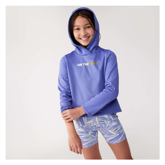 Kid Girls' Active Fleece Hoodie